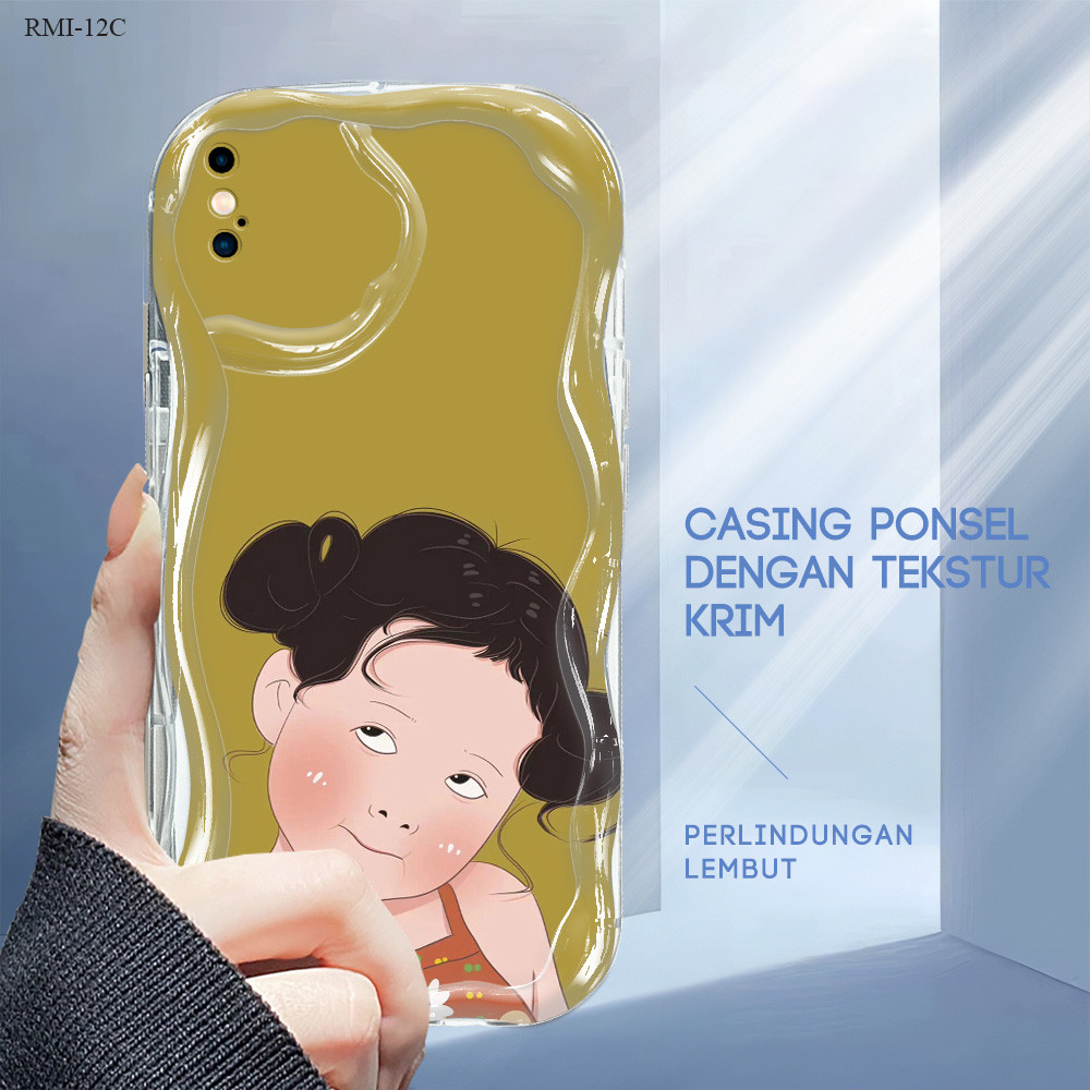 Casing Kikuk Untuk For Xiaomi Redmi 15C 14C 13 13C 12C 12 10C 10 9 9T 9A 9C A5 A1 A2 A3 K40 8 4G Pro