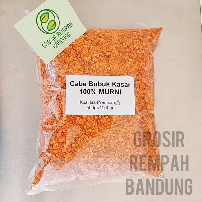 

Cabe Bubuk Kasar Murni / Rempah / Kualitas Terbaik