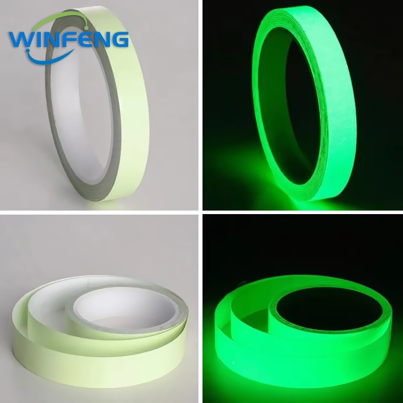 

1/2/5Pcs Luminous Tape Fluorescent Night Self-adhesive Glow In Dark Sticker Safety Security Home