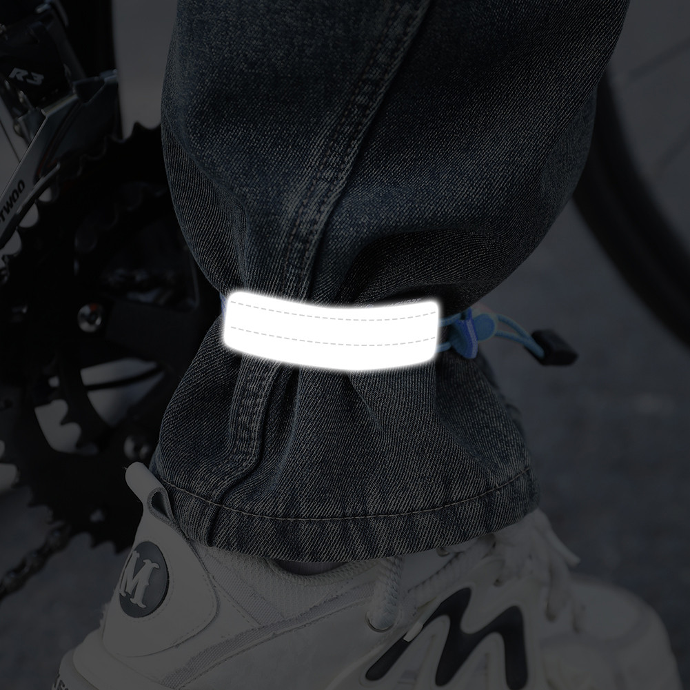 

Reflective Trouser Leg Straps High Visibility Bicycle Trouser Bands Biking Safety Bands for Night
