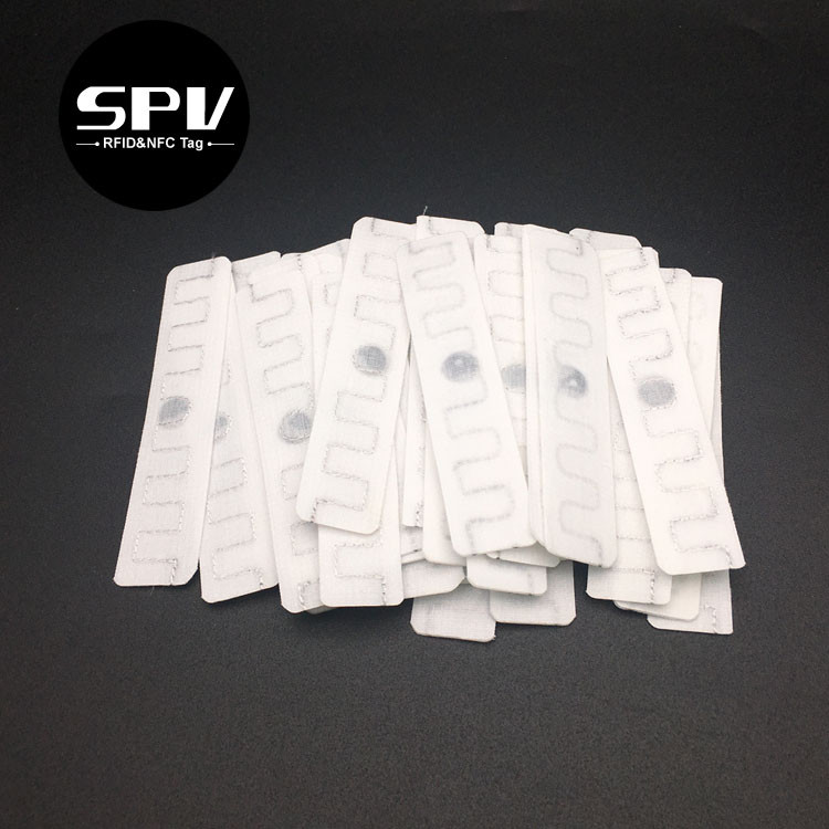 Washable UCODE9 RFID Linen Fabric Laundry Tag