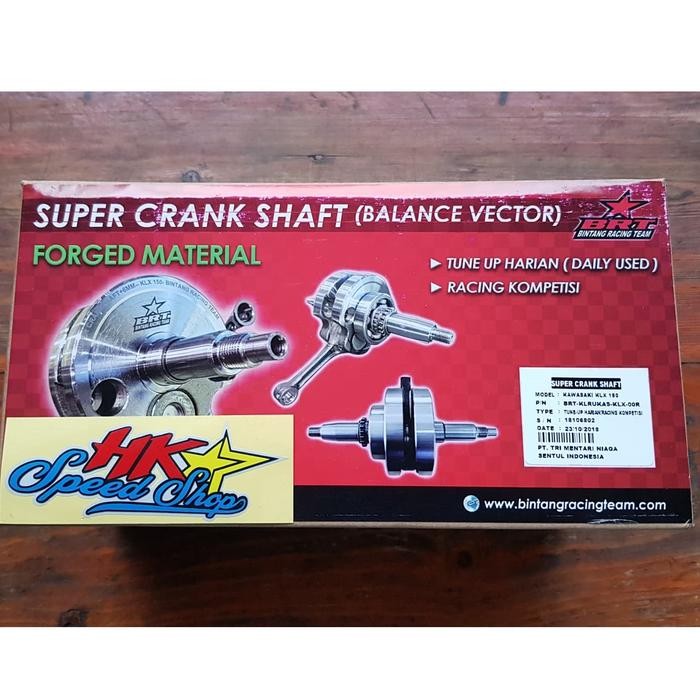 KRUK AS BRT CRANKSHAFT BRT STROKE 6MM KLX 140 KLX 150 DTRACKER *