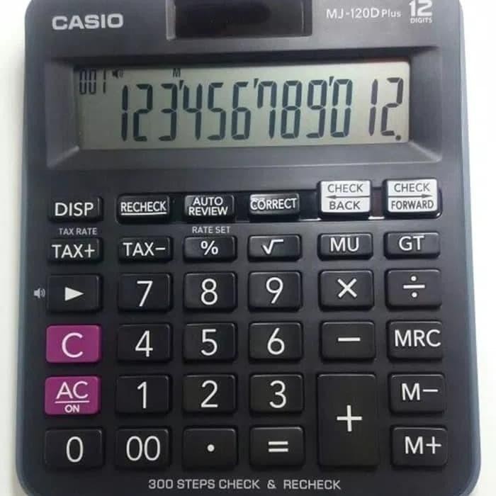 

casio mj-120d kalkulator desktop kode 149