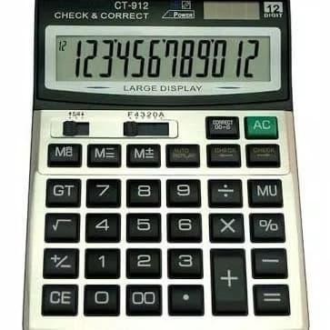 

citizen ct-912 kalkulator kode 867