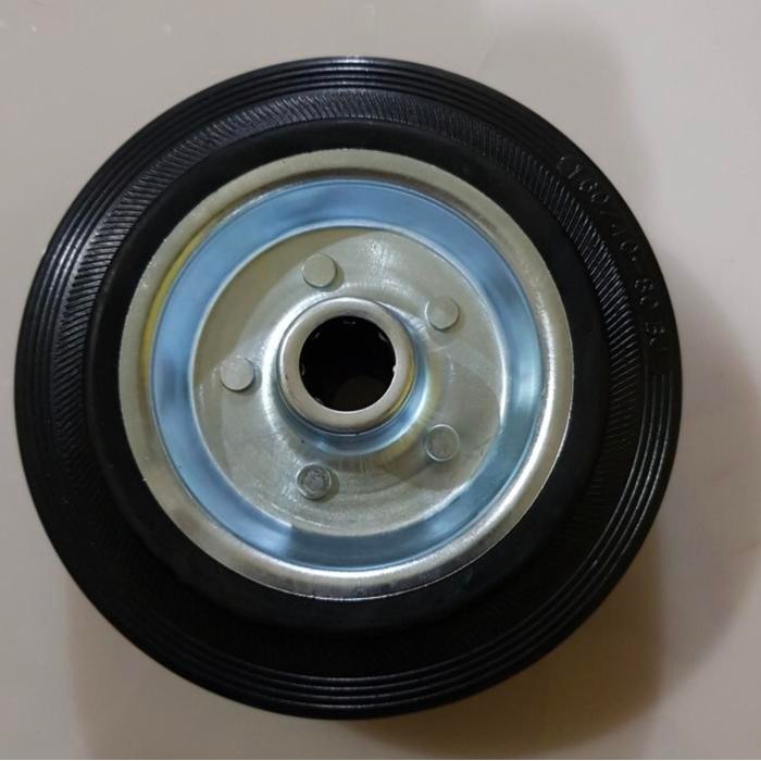 Roda karet 8 inch/ wheel only karet 8 inch/ rubber 8 inch