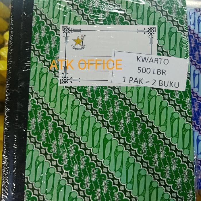 

Buku Tulis Quarto 500 Lembar Bintang Obor
