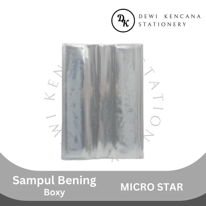 

Sampul Buku Mika Campus / Sampul Bening Boxy Merk Micro 1 Pak Isi 60