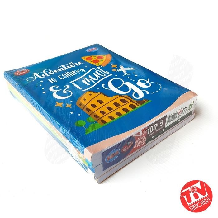 

Buku Tulis Sidu Eb 100 (1 Pack = 5 Buku)