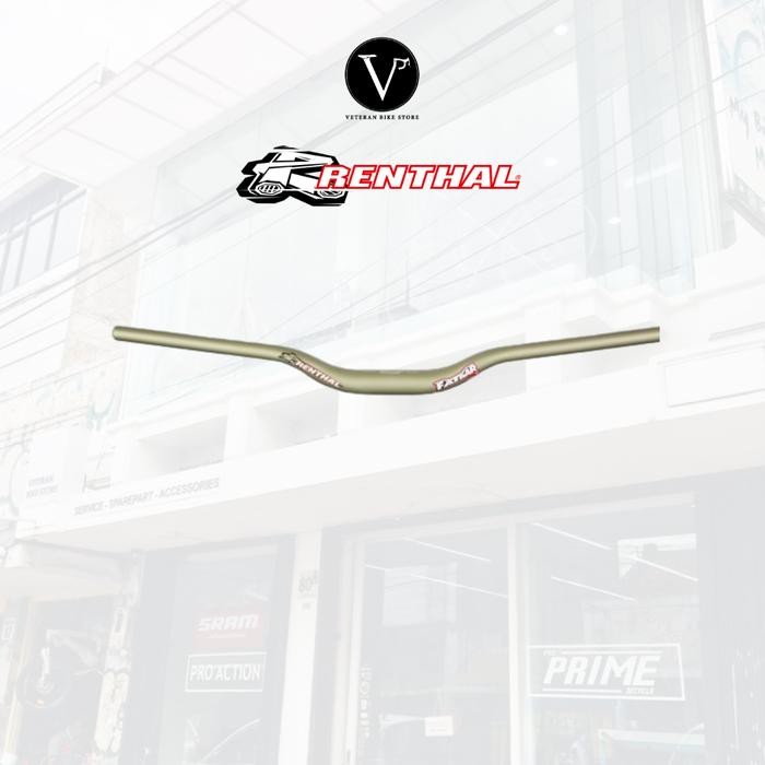 Renthal D35 Mtb Fatbar Stang Sepeda Mtb Alugold 800Mm