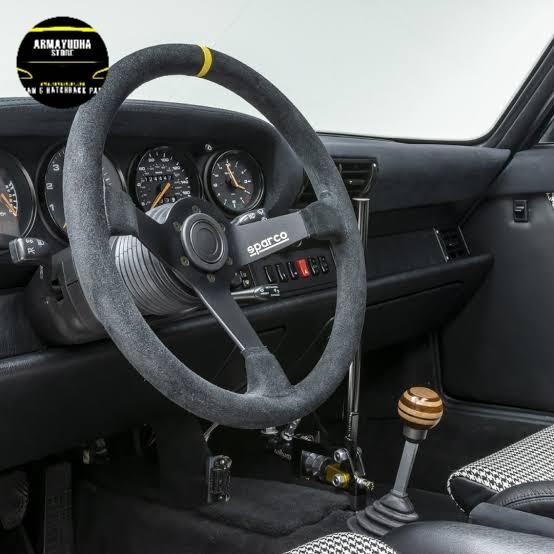 Stir Racing Suede Sparco R345 350mm Italy *