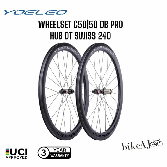 Wheelset Carbon Yoeleo Disc Brake C50/50 Hub Dt Swiss 240