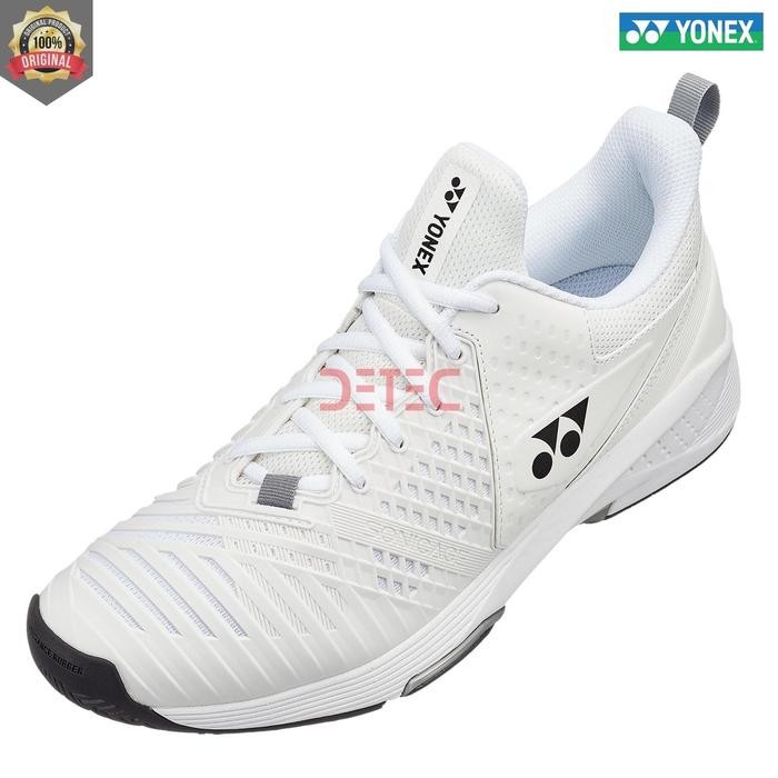 Yonex Power Cushion SONICAGE 3 WIDE Sepatu Tenis - White black