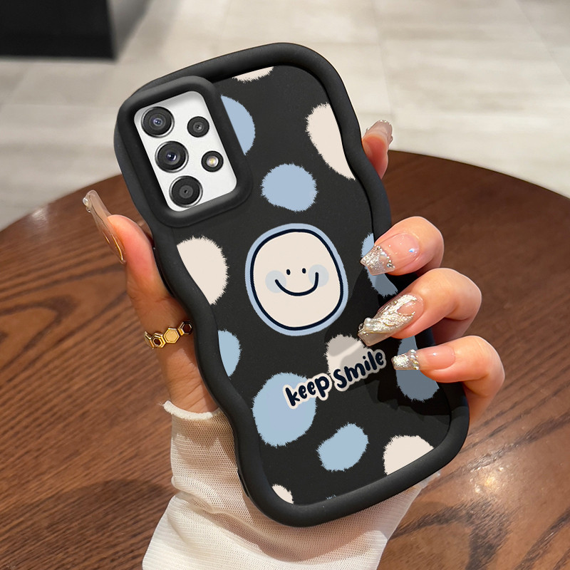 Casing Untuk Samsung A52 4G A52 5G A52s Case Casing Emoji tas HP Cesing pelindung Silikon Softcase M