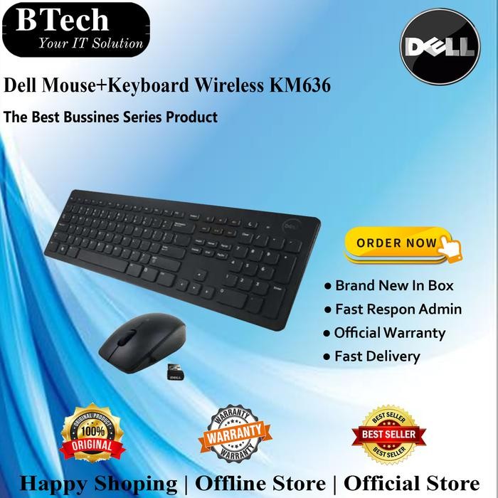 DELL Keyboard & mouse wireless KM636