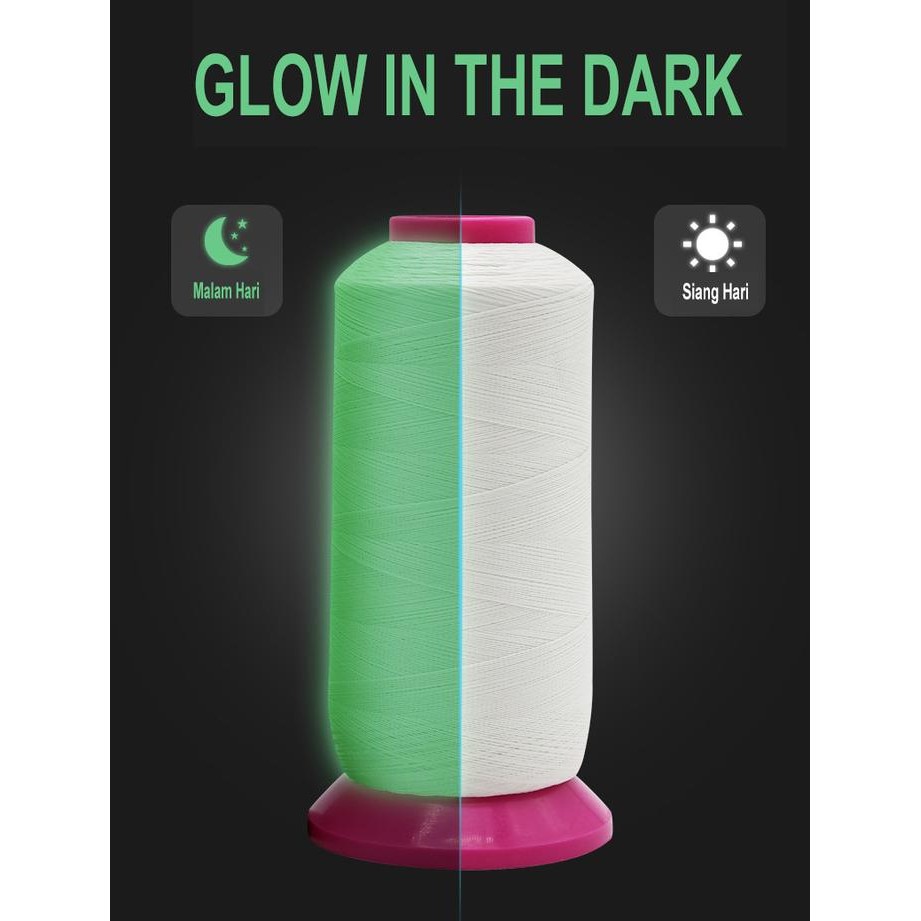 

Benang Fosfor Menyala / Benang Nyala Glow in The Dark