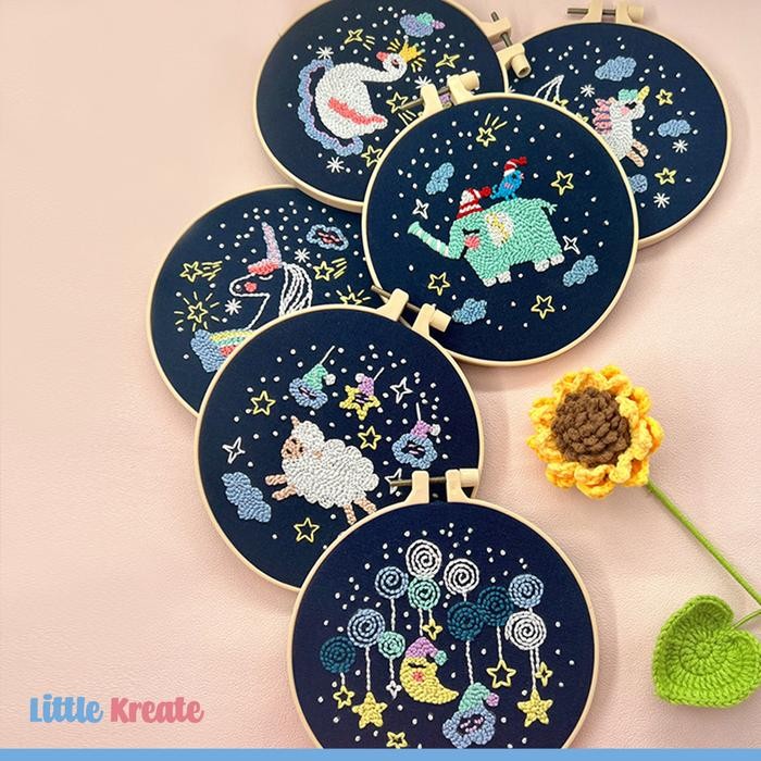 

SmallPunch#03 - DIY Punch Needle Embroidery Set / Paket Sulam Menyulam