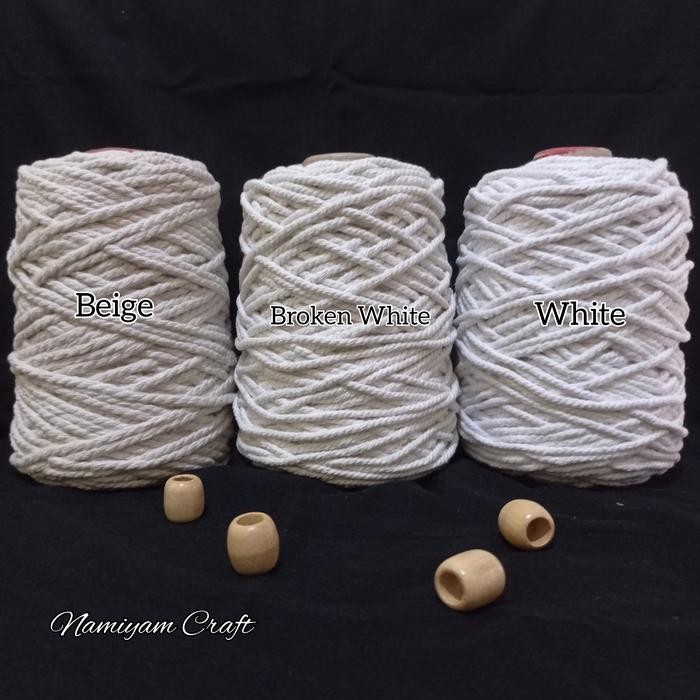 

Tali katun 500gram / Cotton rope 4mm