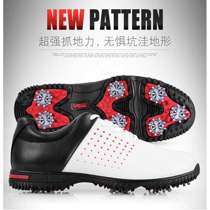 Sepatu Golf shoe PGM laki Men golf shoes boost ZX069