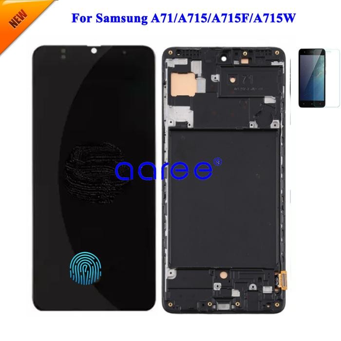 AMOMLED OLED  LCD  For Samsung A71 2020 A715 LCD A715F lcd For Samsung A715 A715F  LCD Screen Touch 