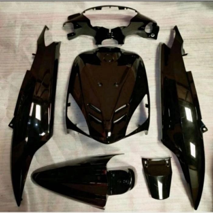Jual Satuan / Eceran Full Set Body Bodi Halus Yamaha Mio Sporty / Mio Lama Old Hitam