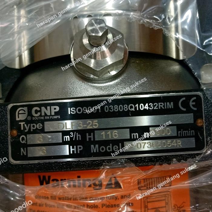 Grosir Pompa Cnp Cdlf 3-25 Pompa Pendorong Booster Pump Cnp Cdlf3-25