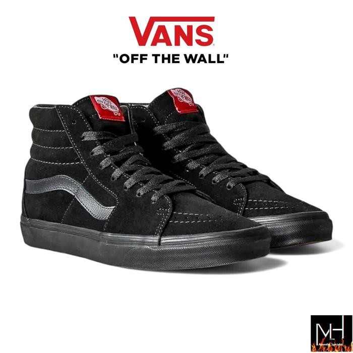 VANS SK8-HI FULLBLACK SUEDE CLASSIC ORIGINAL 100%