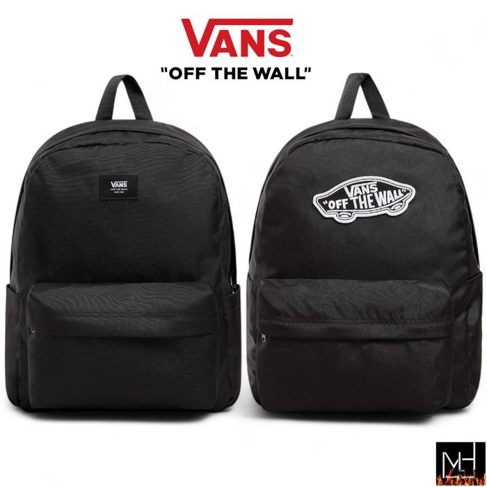 Vans Tas Ransel / Backpack Logo Black Original 100%