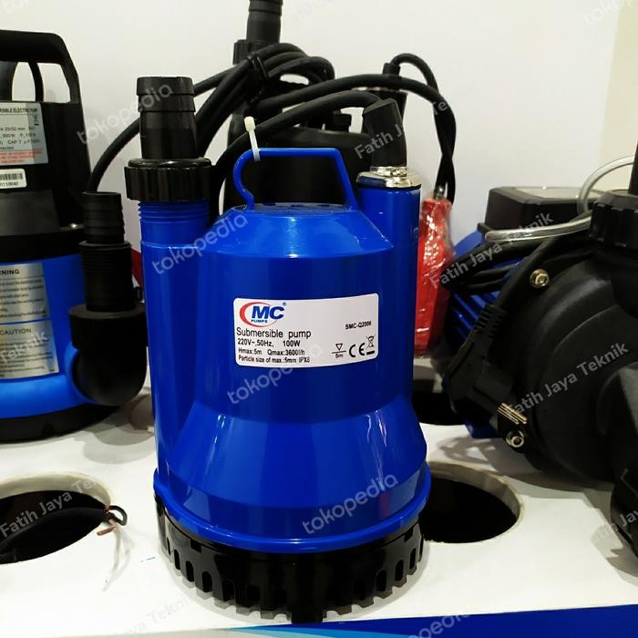 Promo Pompa Air Celup 100 Watt Pompa Air Celup Kolam Ikan Mc Pump