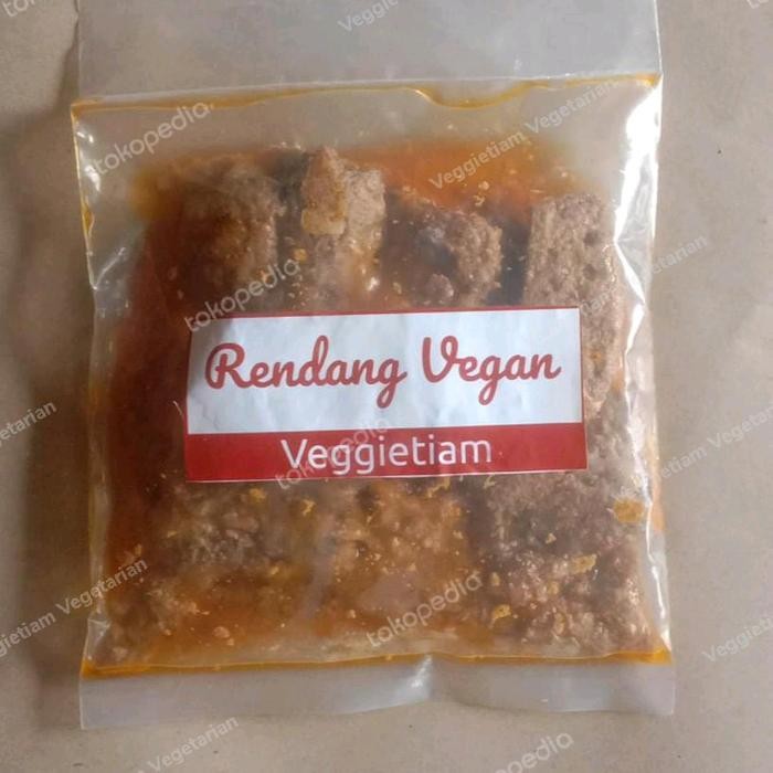 

Rendang Vegan Vegetarian Veggietiam Jamur Nabati Beku