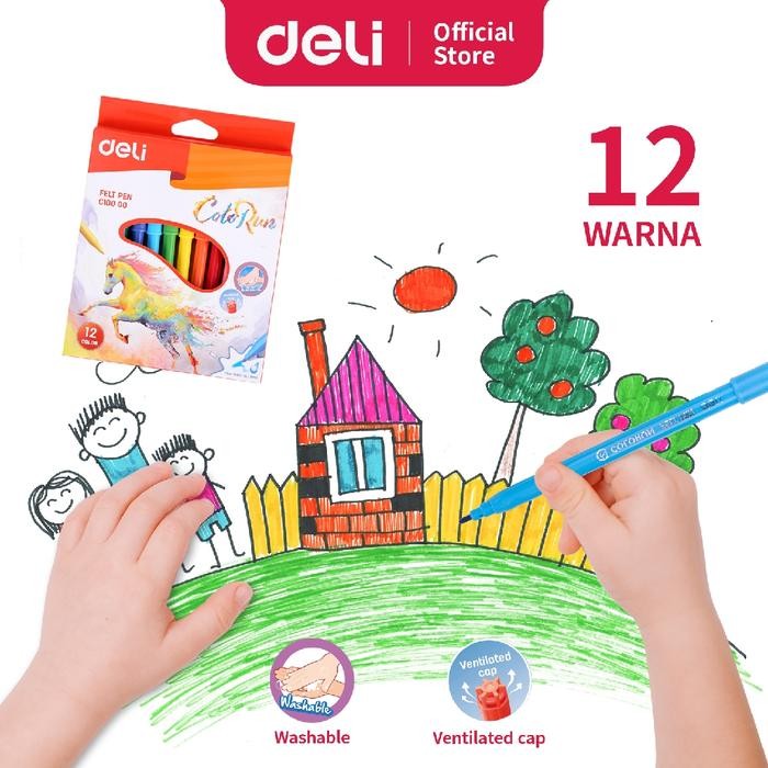 

Deli Paket Ramadhan Kreatif / 1 Set Krayon , 1 Buku Mewarnai, 1 Spidol 12 Warna, 1 Pul Gel / Free