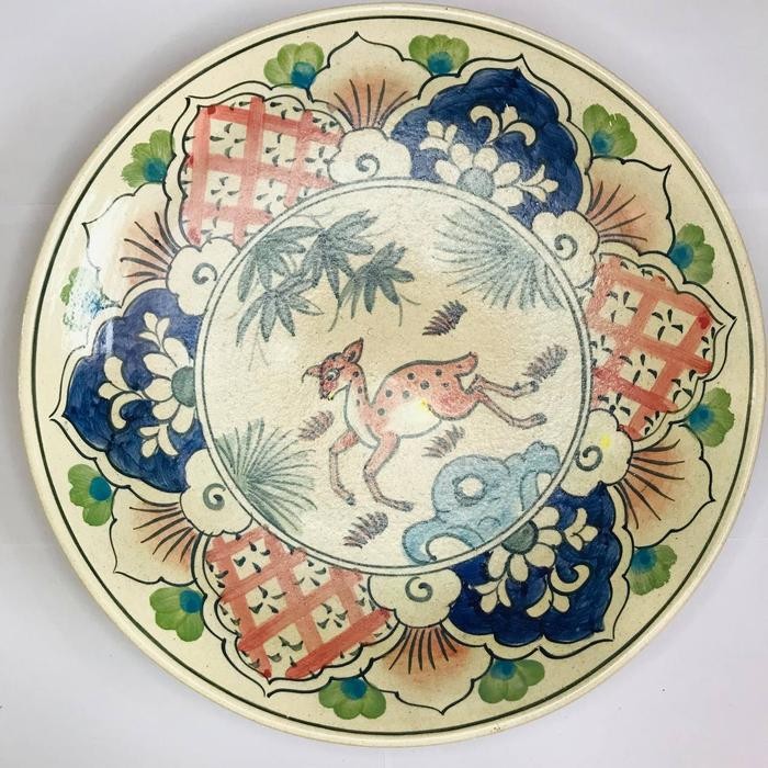 Piring Keramik Besar Diameter 40 cm Untuk Hiasan Dinding No.73 GRADE A