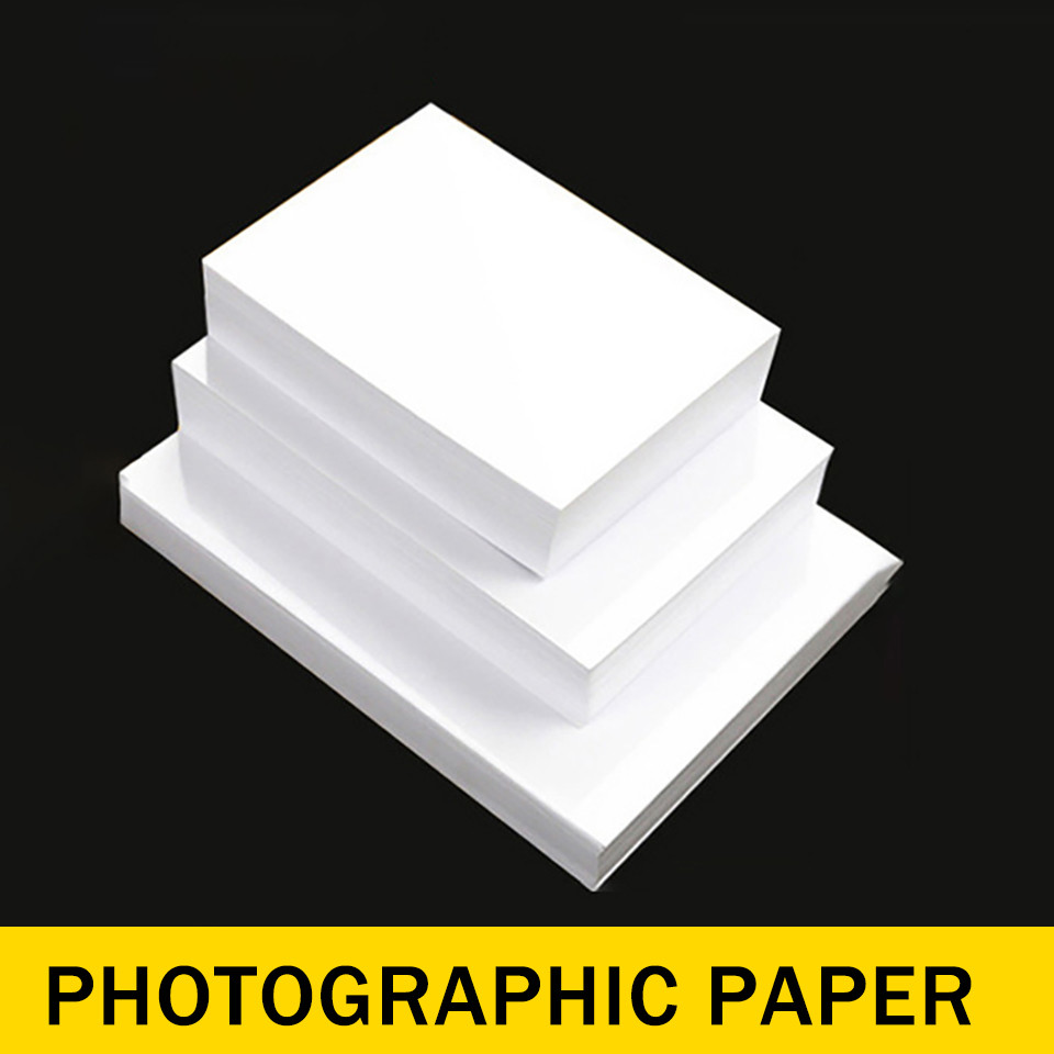 

Fniiva 100PCS 3R/5R Glossy Photo Paper 230g High Gloss Quick Dry for Canon Epson HP Inkjet Printer