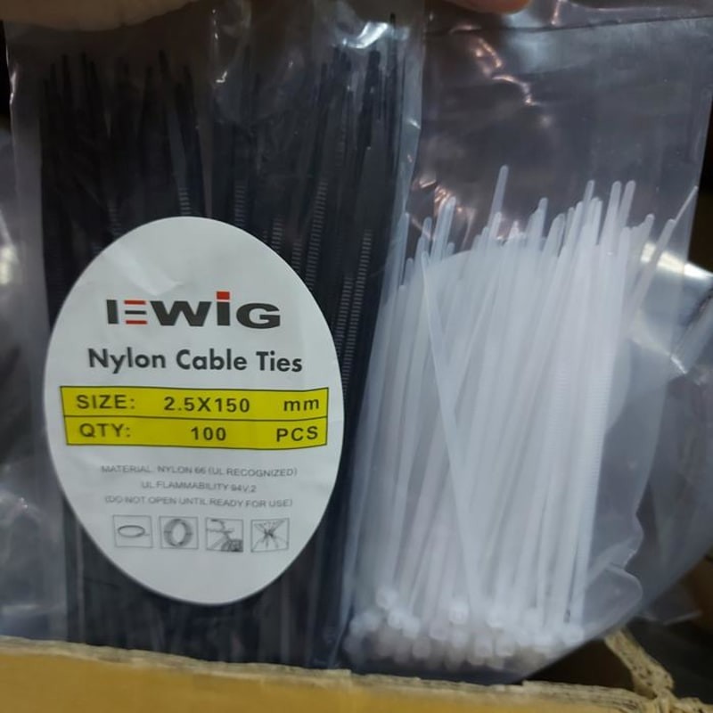 

Cable Ties 150 x 2.5 mm Ties 15cm