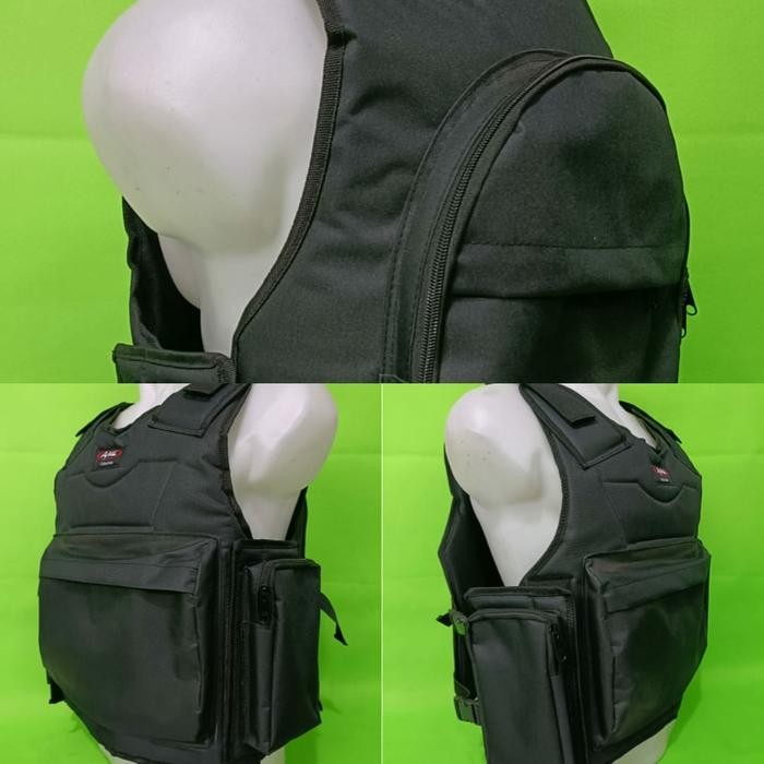 Rompi Motor Anti angin Bahan waterproof Black Panther Bikers Touring