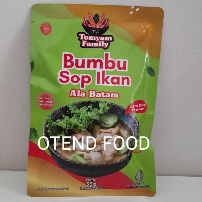 

New Bumbu Sop Ikan Batam Premium Dengan Kaldu Ikan Sachet Family