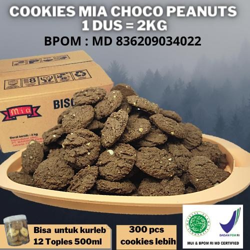

New Promo choco peanut chips kue/cookies kiloan /lebaran /murah di jakarta