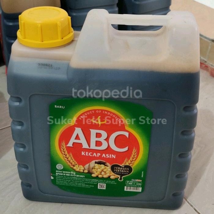 

New Kecap Asin ABC 6 kg Galon / Derigen / Jirigen HOREKA GRAB
