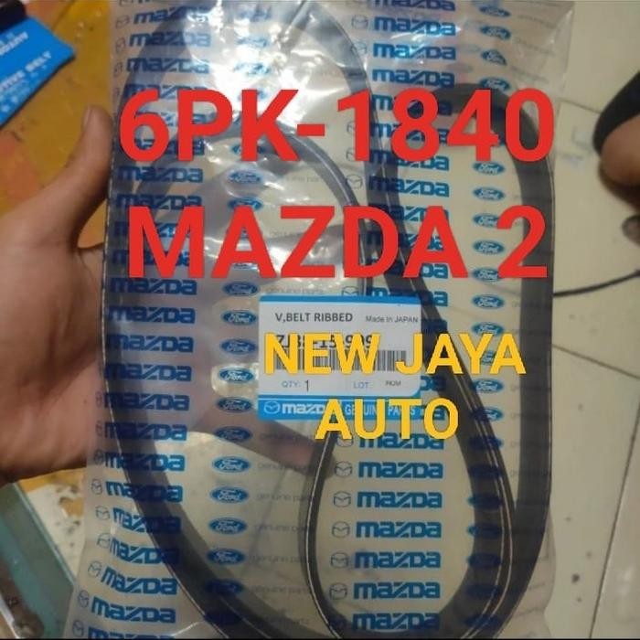 Fan Van V Belt Tali Kipas 6Pk1840 Mazda 2 6Pk-1840