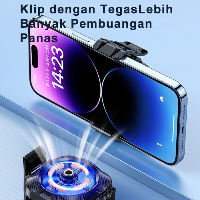 (Allthebest) OLYPS Fancooler X9 Radiator Pendingin Hp Coolingfan Gaming Cooler