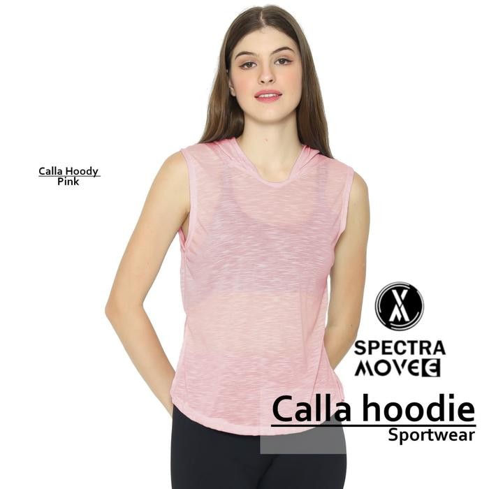 Tanktop Hoodie CALLA (Hanya luaran) Outer olahraga baju olahraga wanita baju senam murah atasan