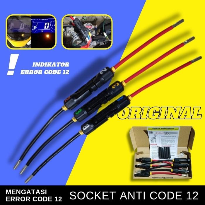 Soket kabel anti kode 12 yamaha aerox / lexi
