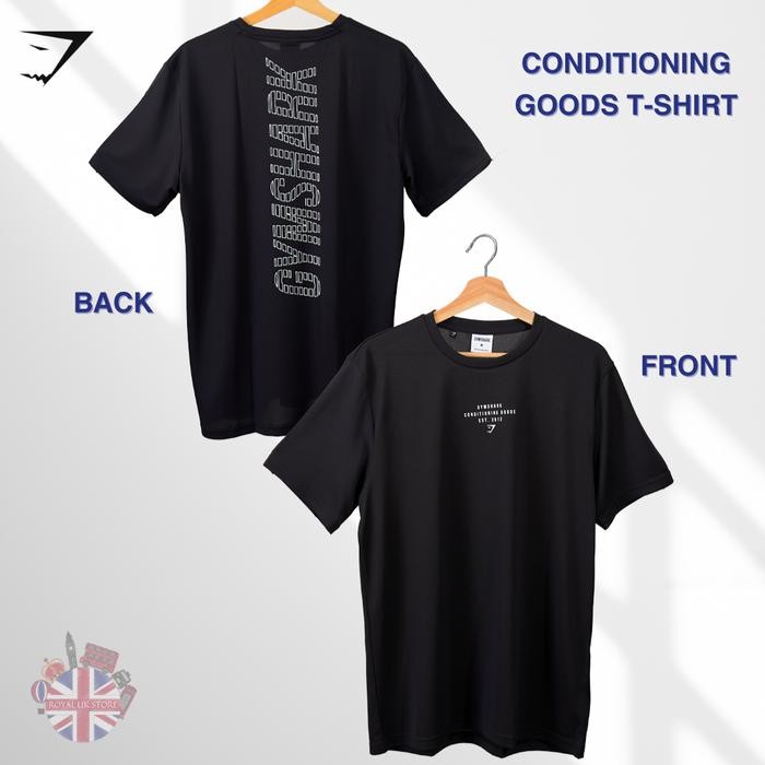 Gymshark Men T-Shirt Collection Kaos Olahraga Pria *100% Original UK*