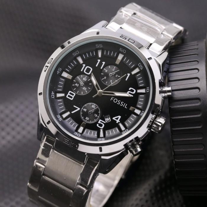 Jam Tangan Pria Fossil Rantai Chrono Variasi