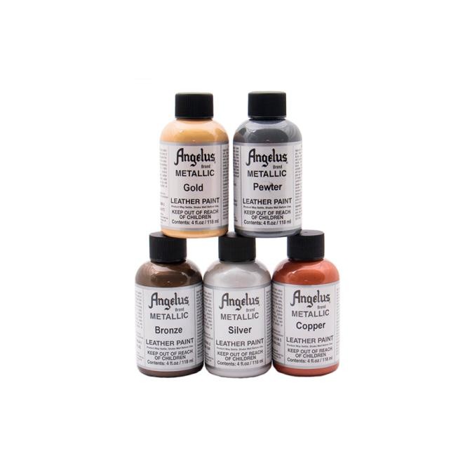 

Angelus Acrylic Leather Paint Metallic Color ( 1oz & 4oz)