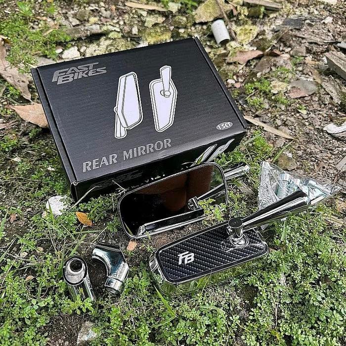 Fastbikes Spion Variasi Model H2C Crome Mini Carbon Universal Mio Beat Aerok Nmax