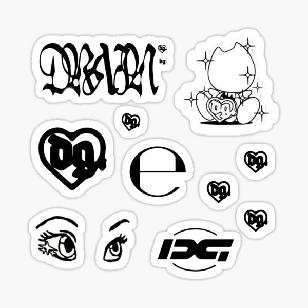 Drain Gang Stickers 10 Pcs 5PCS Stickers for Home Print Wall Laptop Luggage Decorations Background