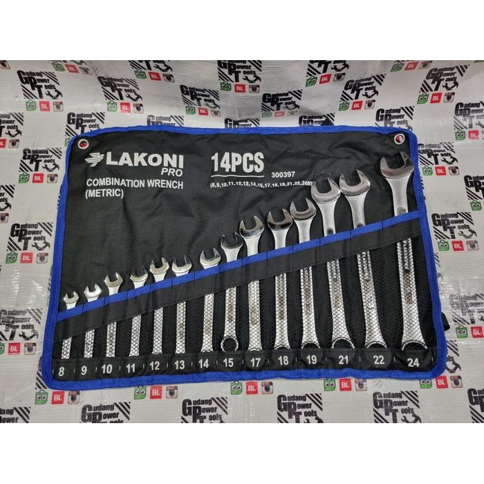 Kunci Ring Pas Set 14Pcs 8Mm-24Mm Tuosen