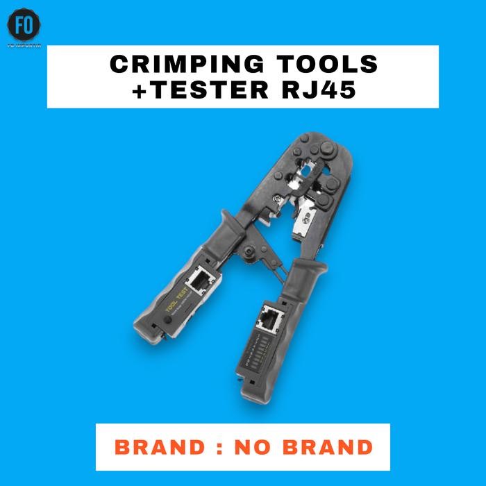 Crimping Tools / Tang Rj45 + Kabel Lan Tester