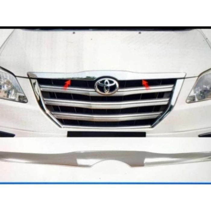 Laris Hood Moulding List Kap Mesin Chrome Grand Innova Innova 2012 2013 2014 2015
