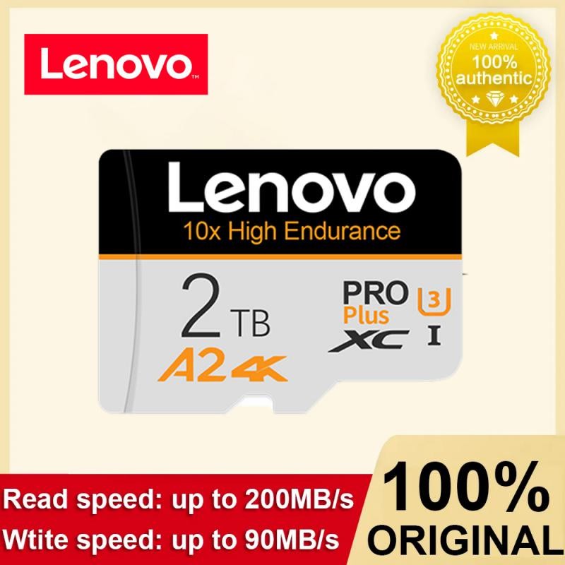 Lenovo 2TB Micro Memory SD Card 512GB SD Card A2 U3 SD/TF Flash Card